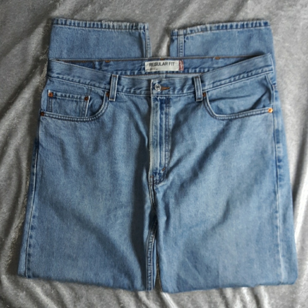 Mens Vintage Levis Regular Fit 505 size 38 THB4